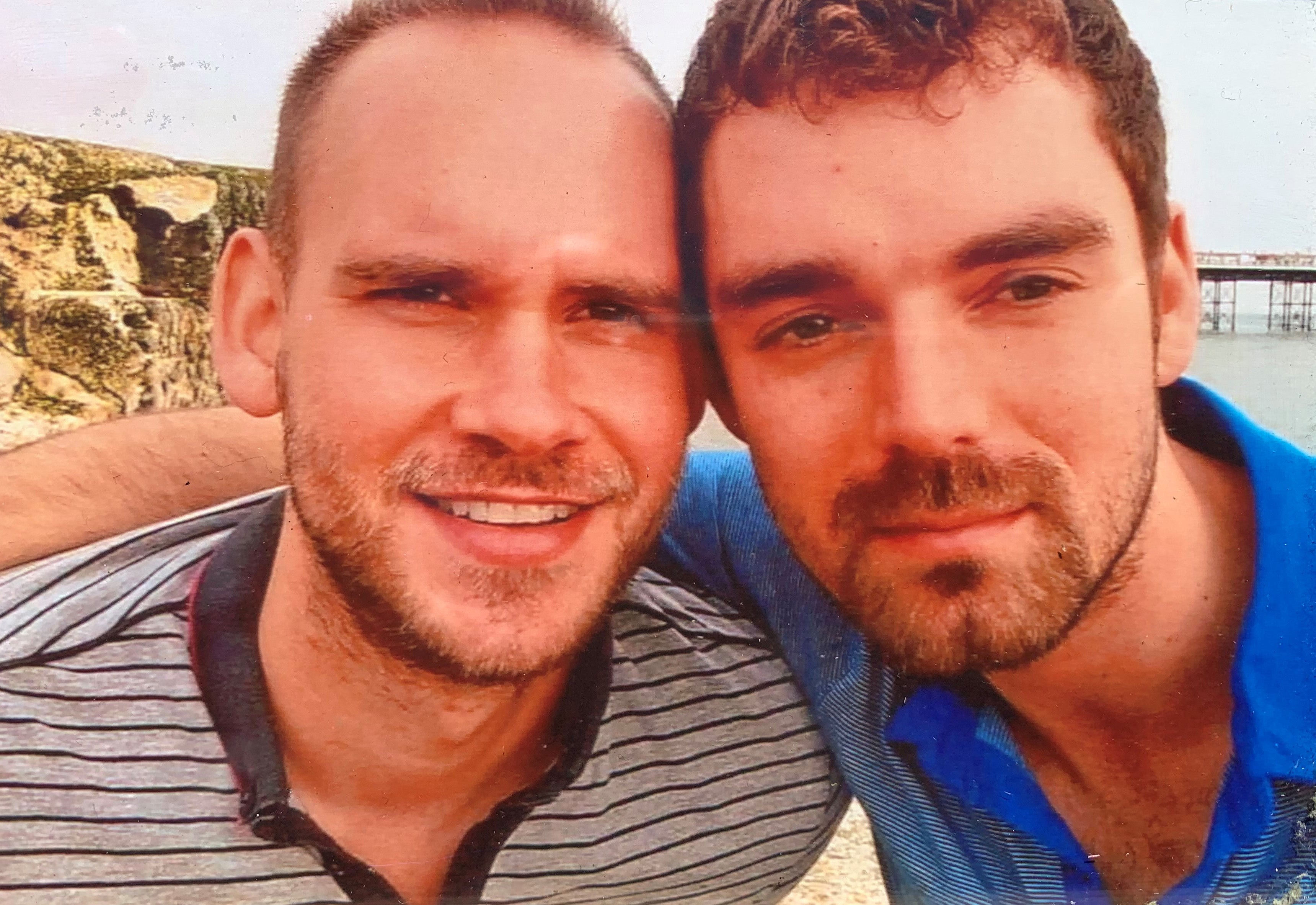 Simon Midgley (right) and Richard Dyson died in the fire (Family Handout/PA)