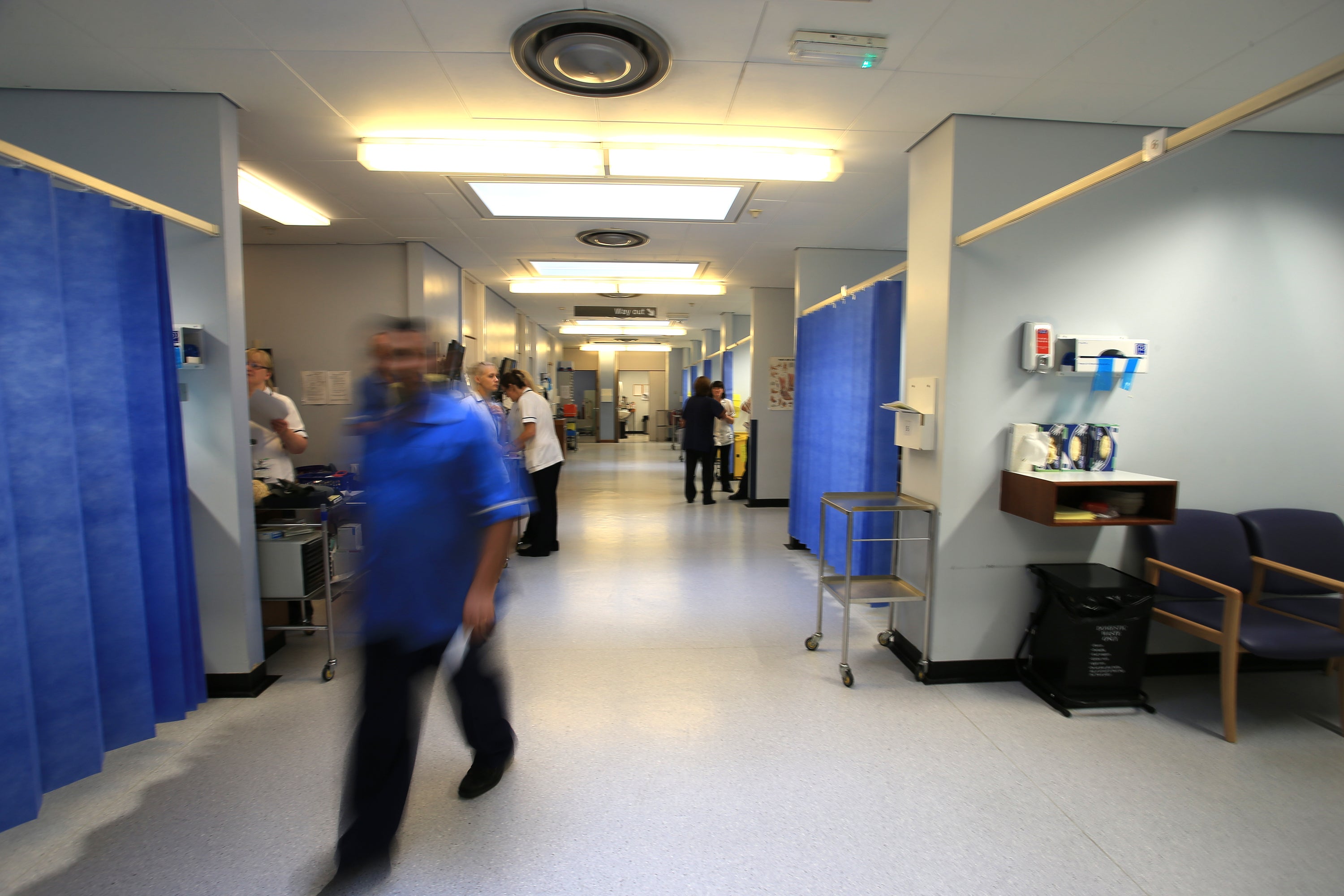 Statistics on hospital delayed discharges have been released (Peter Byrne/PA)