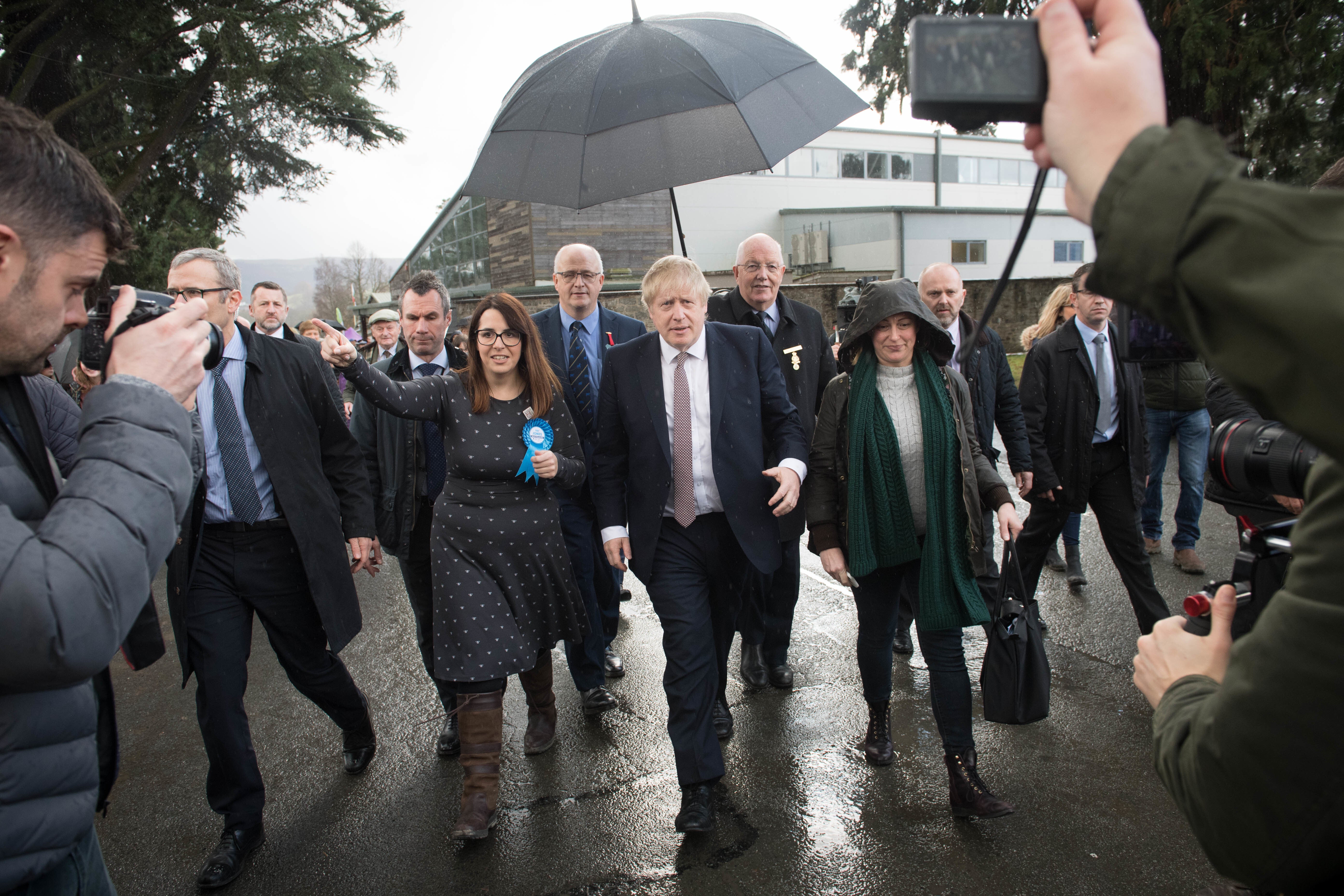 MP Fay Jones, pictured with Prime Minister Boris Johnson, used the word in Parliament (Stefan Rousseau/PA Wire)