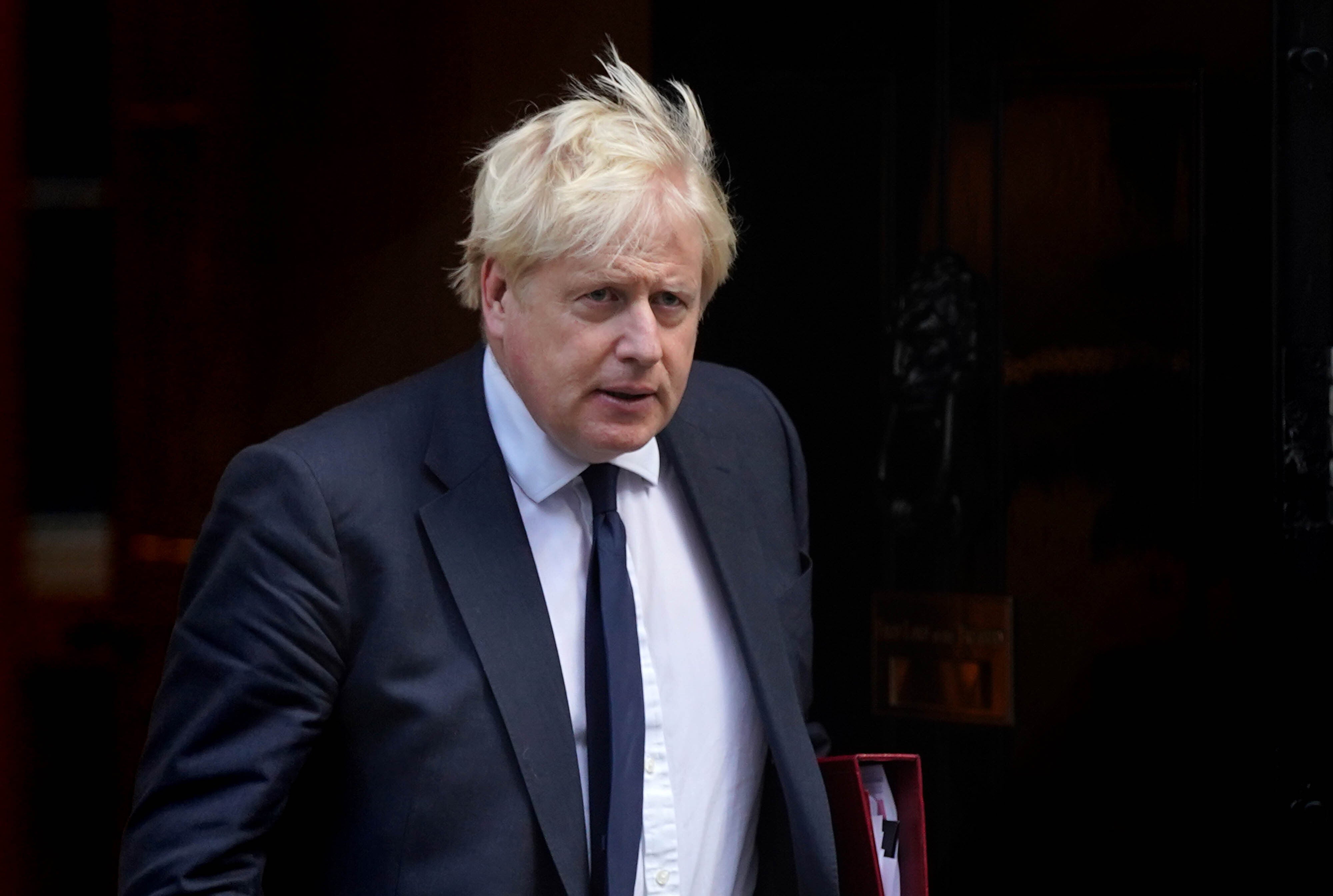 Boris Johnson departs 10 Downing Street (Stefan Rousseau/PA)