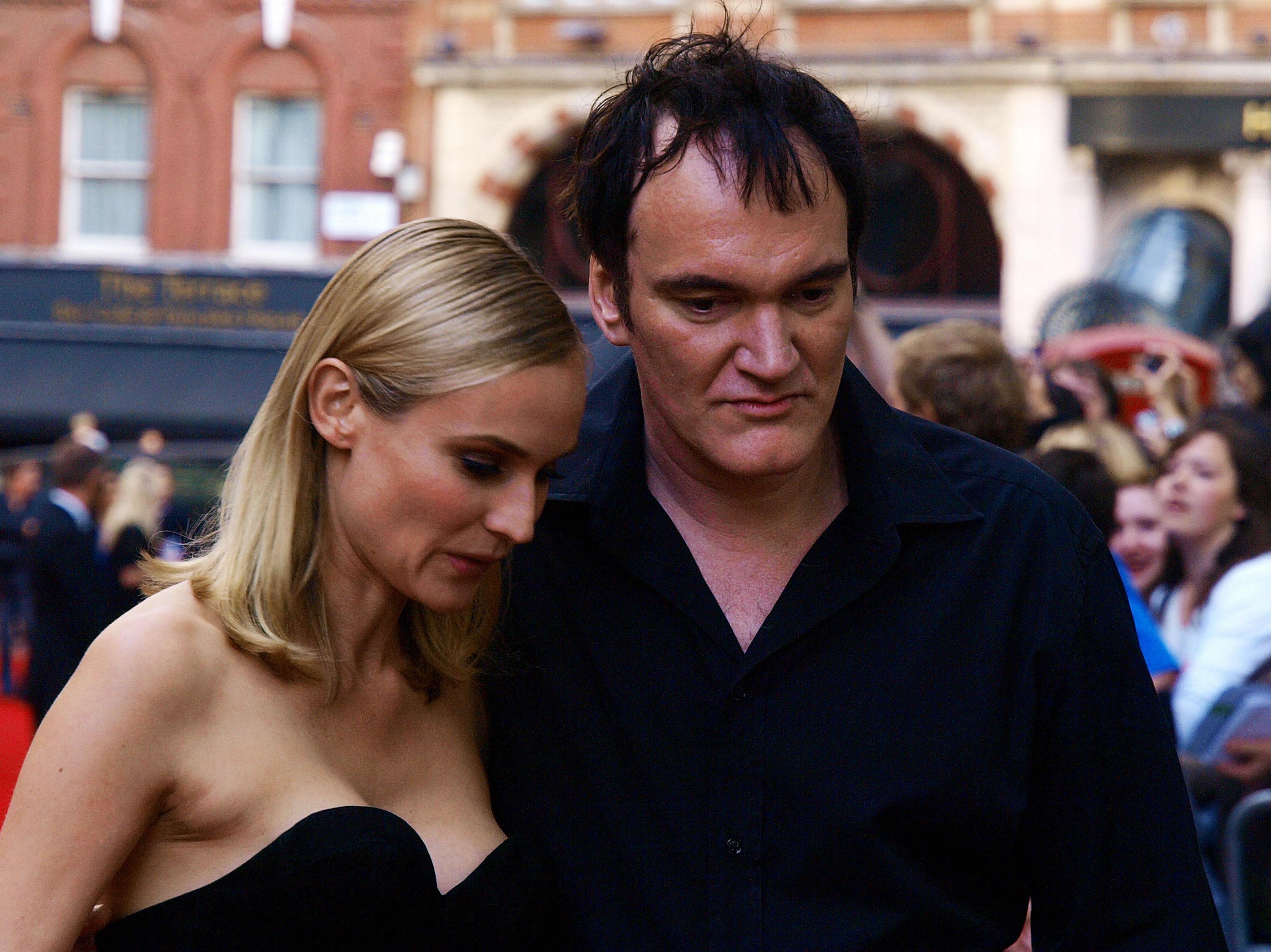 <p>Diane Kruger and Quentin Tarantino  </p>
