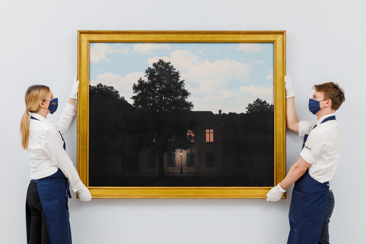 Rene Magritte &lsquo;masterpiece&rsquo; estimated at more than &pound;44 million to be auctioned