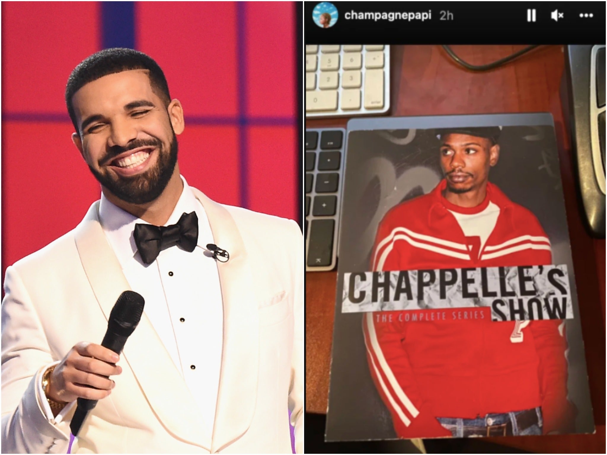 Drake’s friend returns singer’s prized Dave Chappelle boxset after 15 years