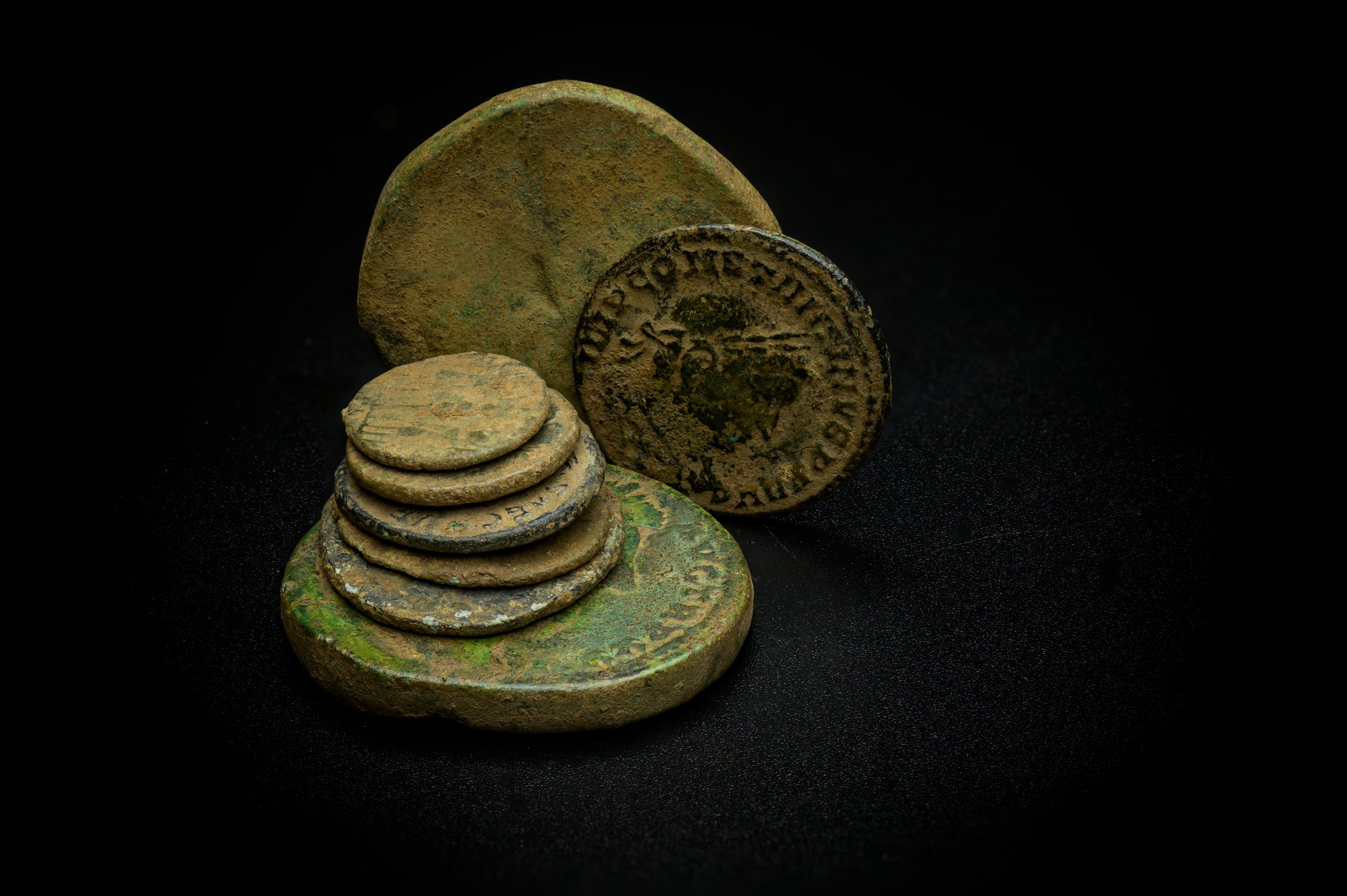 Roman coins uncovered at Blackgrounds