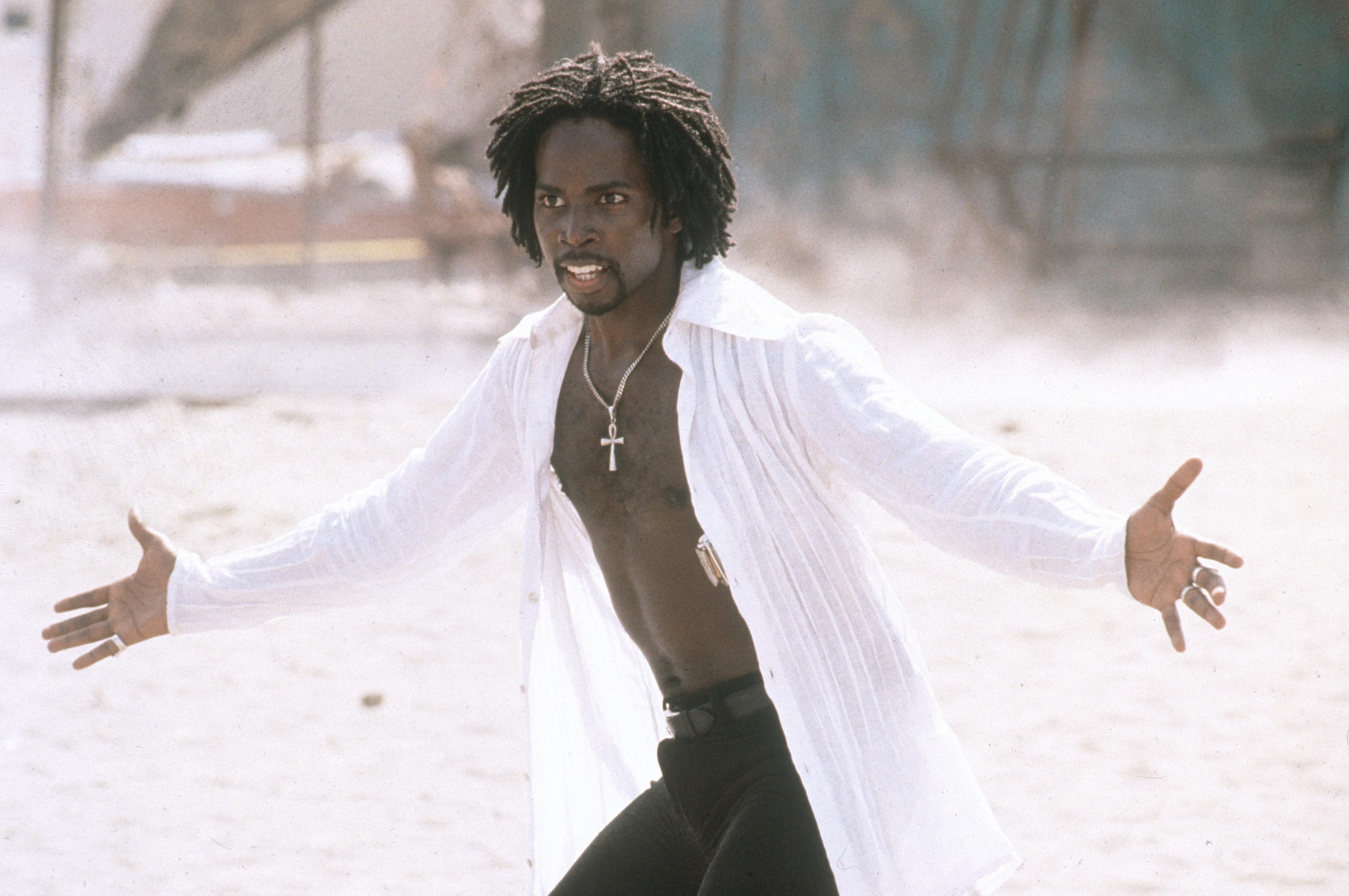 Harold Perrineau as Mercutio in the 1996 film adaptation of ‘Romeo and Juliet’