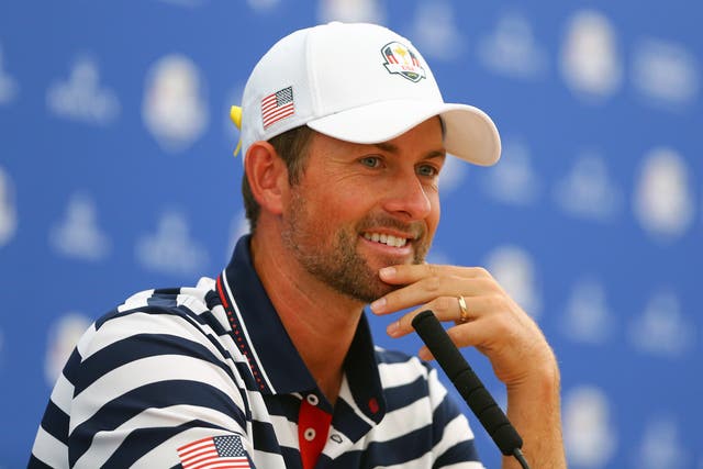 Webb Simpson is targeting a Ryder Cup return after missing out in 2021 (Gareth Fuller/PA)