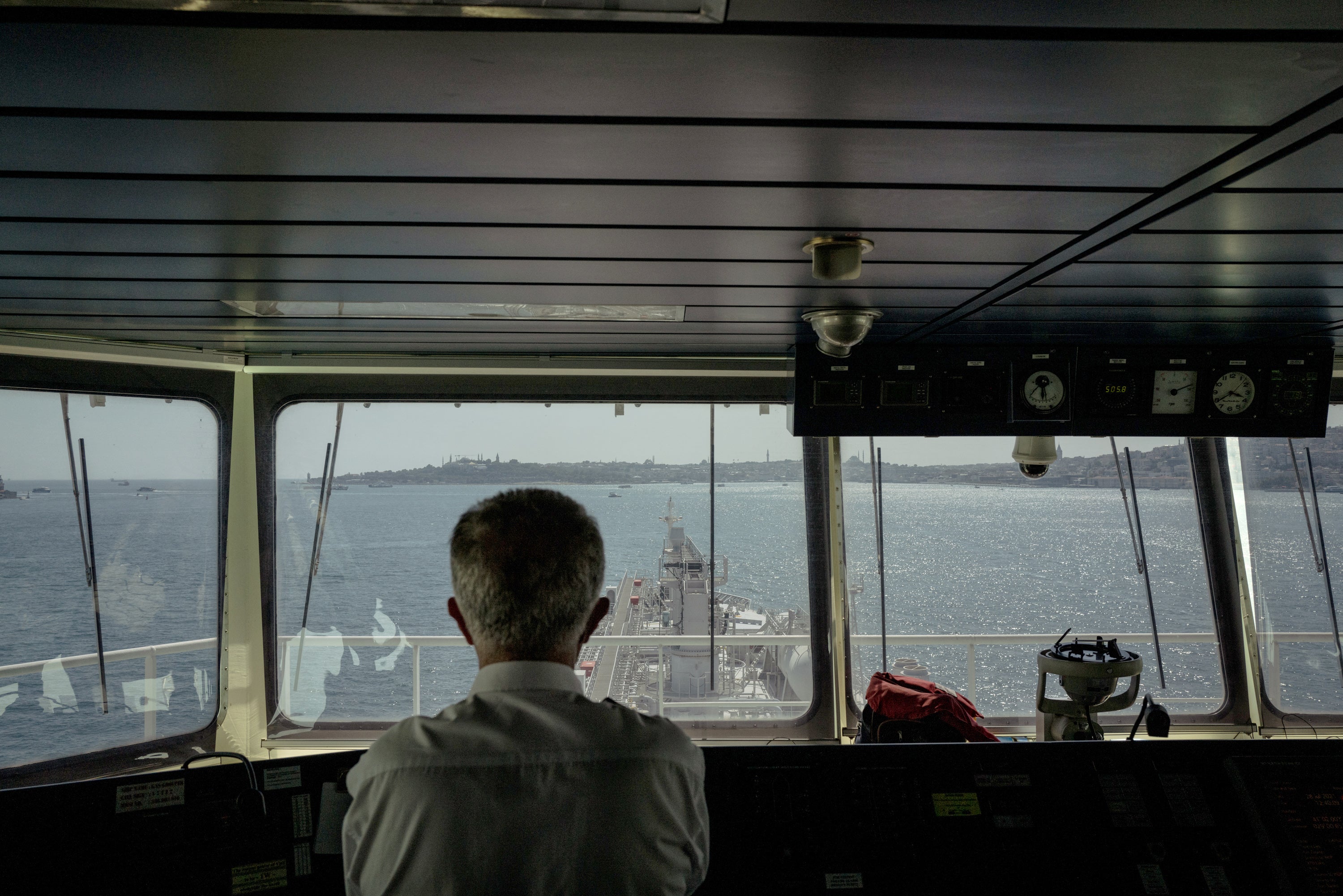 Many rivers to cross: Ismail Akpinar helps 3-4 ships navigate the Bosporus every day