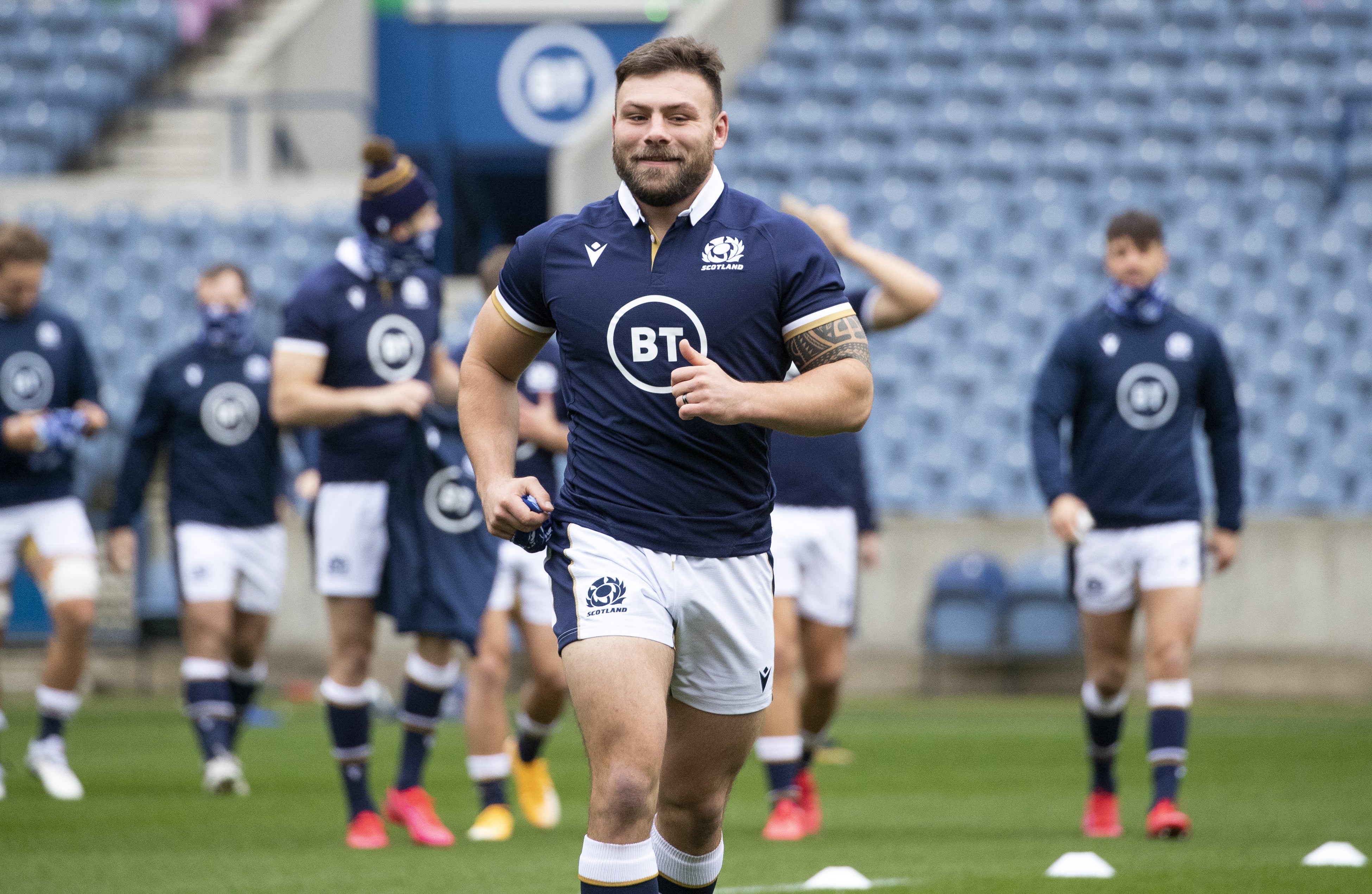 Rory Sutherland has been cleared to play in Scotland’s Six Nations opener against England (Jane Barlow/PA)