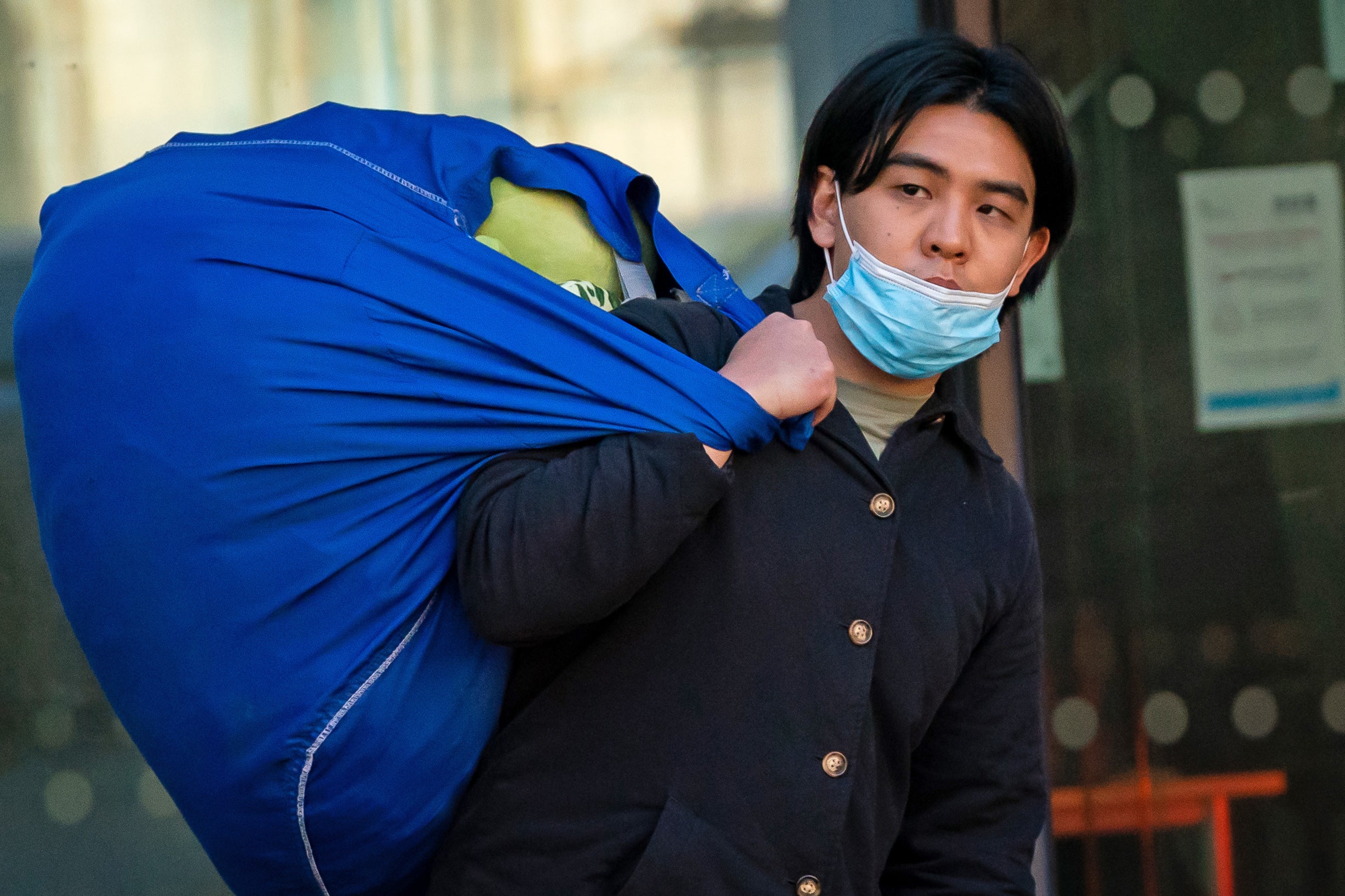 Joseph Huang Kang, 24, outside Westminster Magistrates’ Court (Aaron Chown/PA)