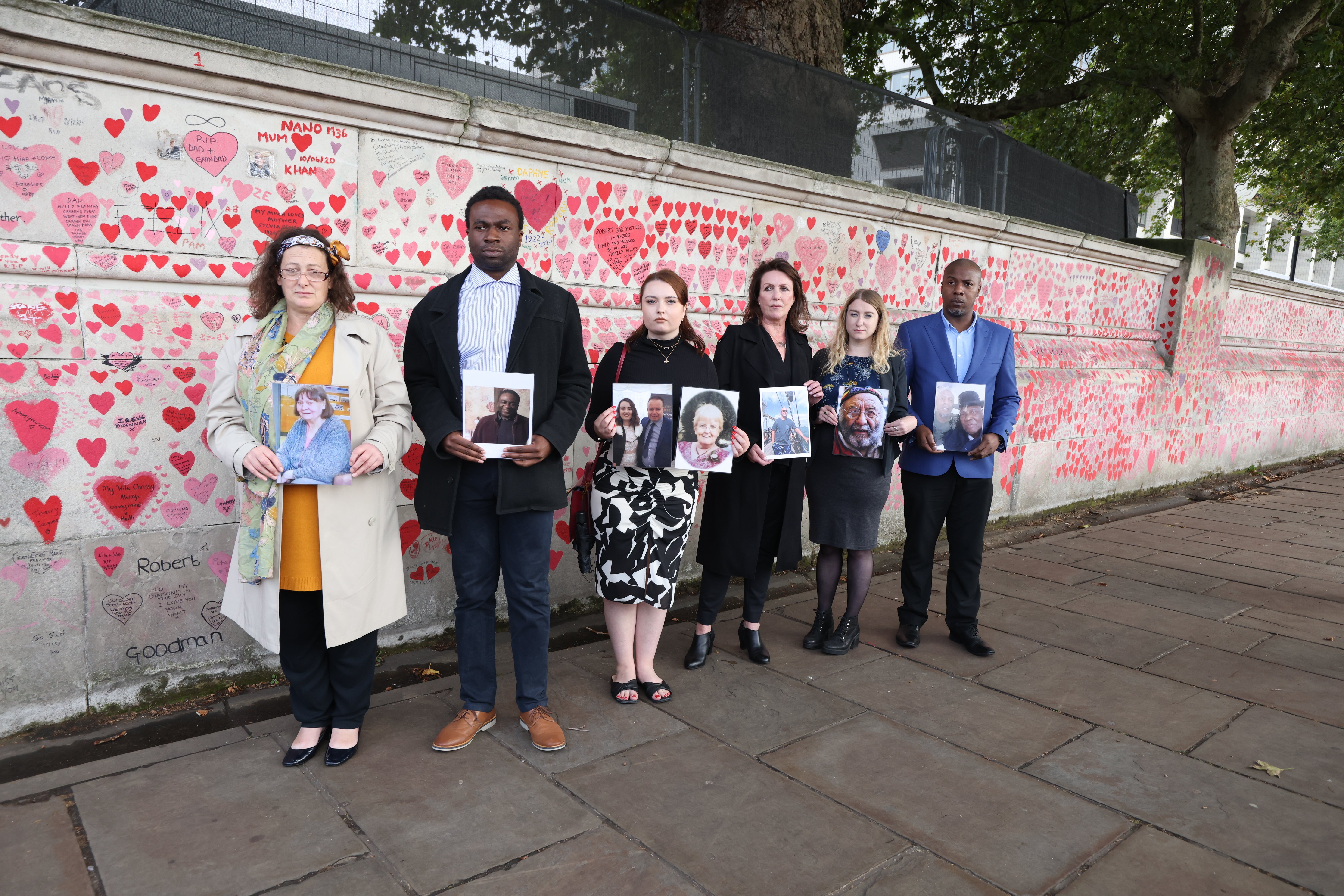 The Covid-19 Bereaved Families for Justice group said if Boris Johnson does not step down then his MPs have a “moral duty” to remove him (James Manning/PA)
