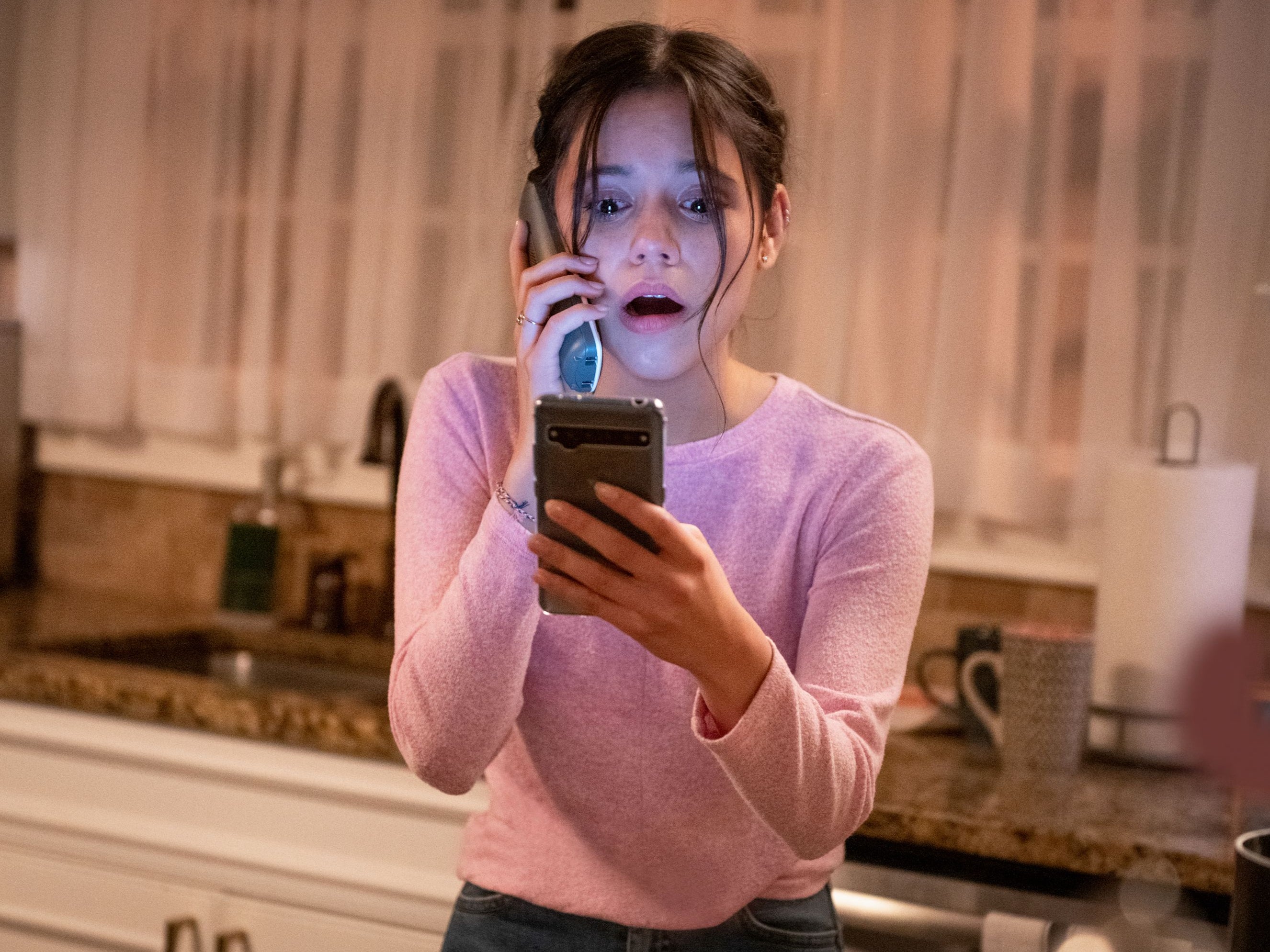 Cynicism has always been Scream’s modus operandi, and so we’re treated to a brand new set of characters, including Tara (Jenna Ortega)