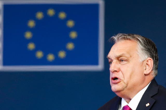 <p>Hungary’s prime minister Viktor Orban</p>