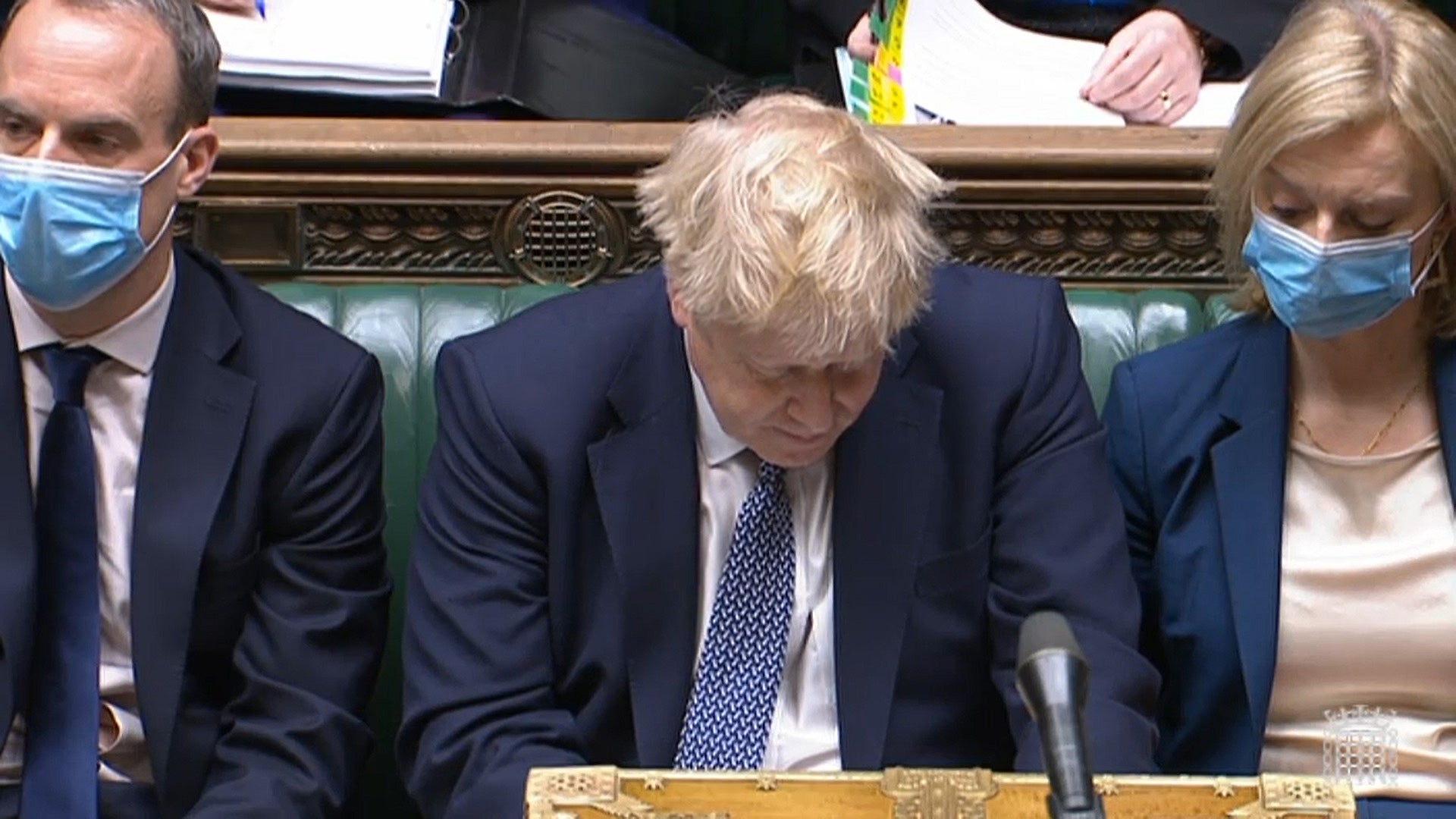 Boris Johnson during Prime Minister’s Questions this week