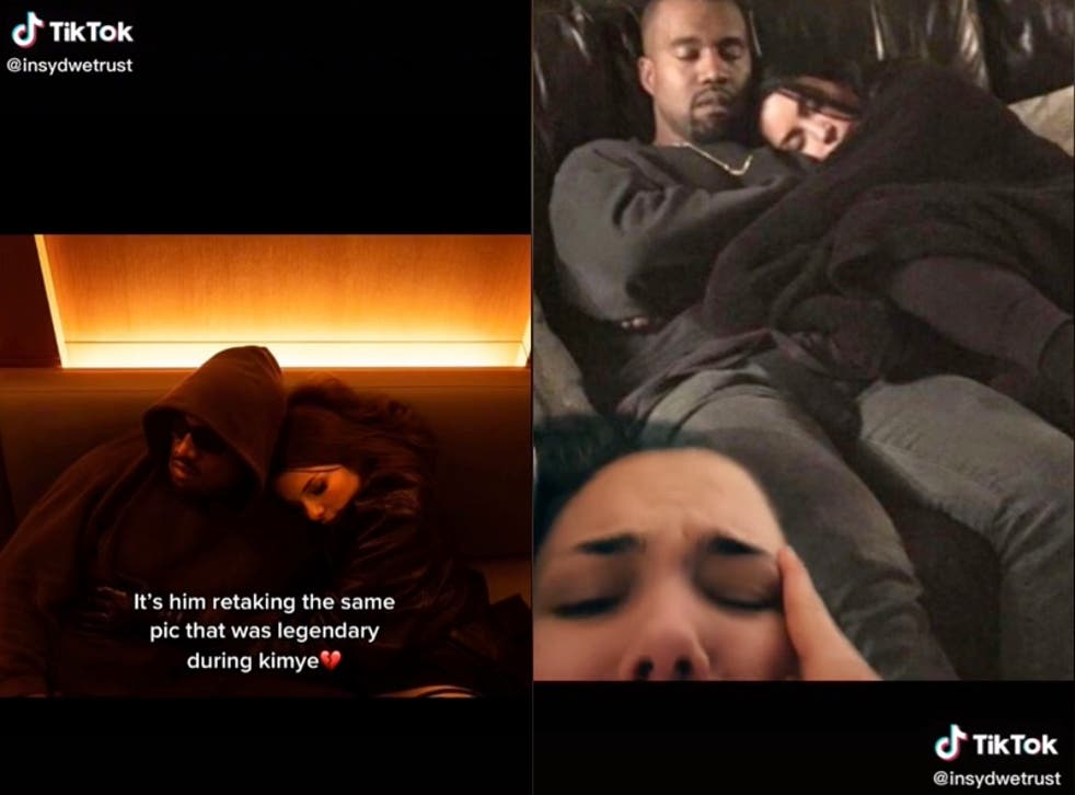 <p>TikToker claims Kanye West recreated photo from marriage to Kim Kardashian with Julia Fox</p>