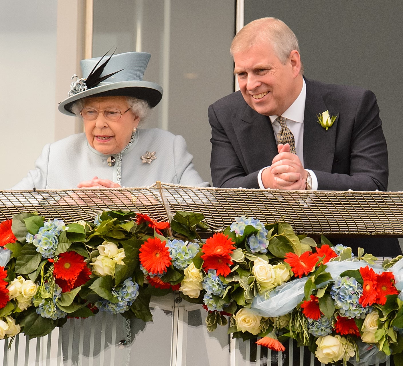 The Queen and her second son the Duke of York (Dominic Lipinski/PA)