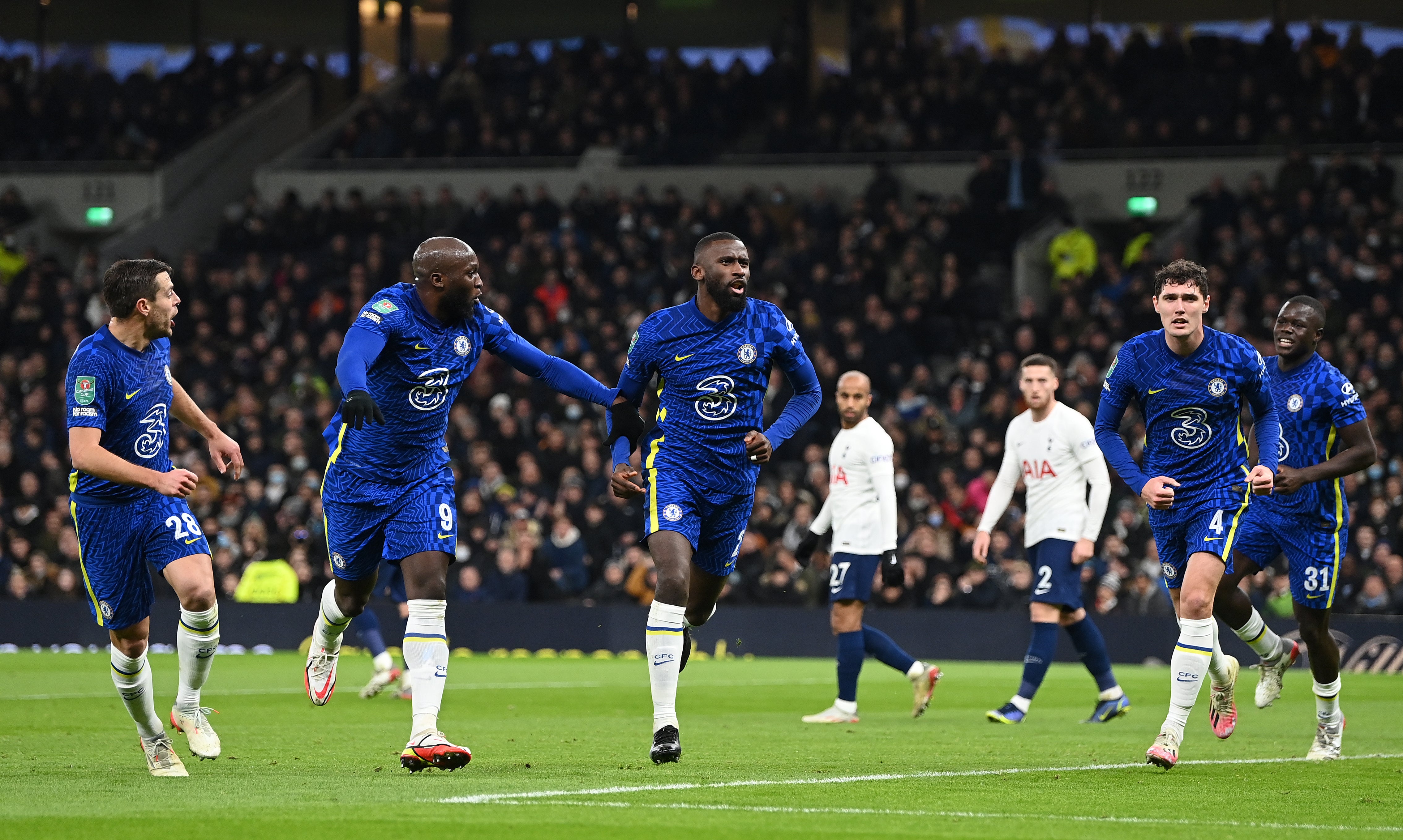 Chelsea see off Tottenham to set up Carabao Cup final against Arsenal or  Liverpool, Football