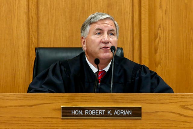 <p>Judge Robert Adrian </p>