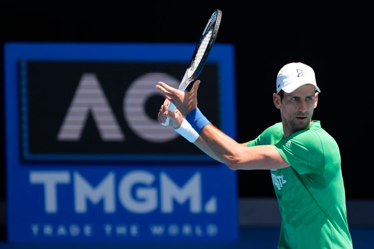 Novak Djokovic drawn against countryman as Australian Open uncertainty continues