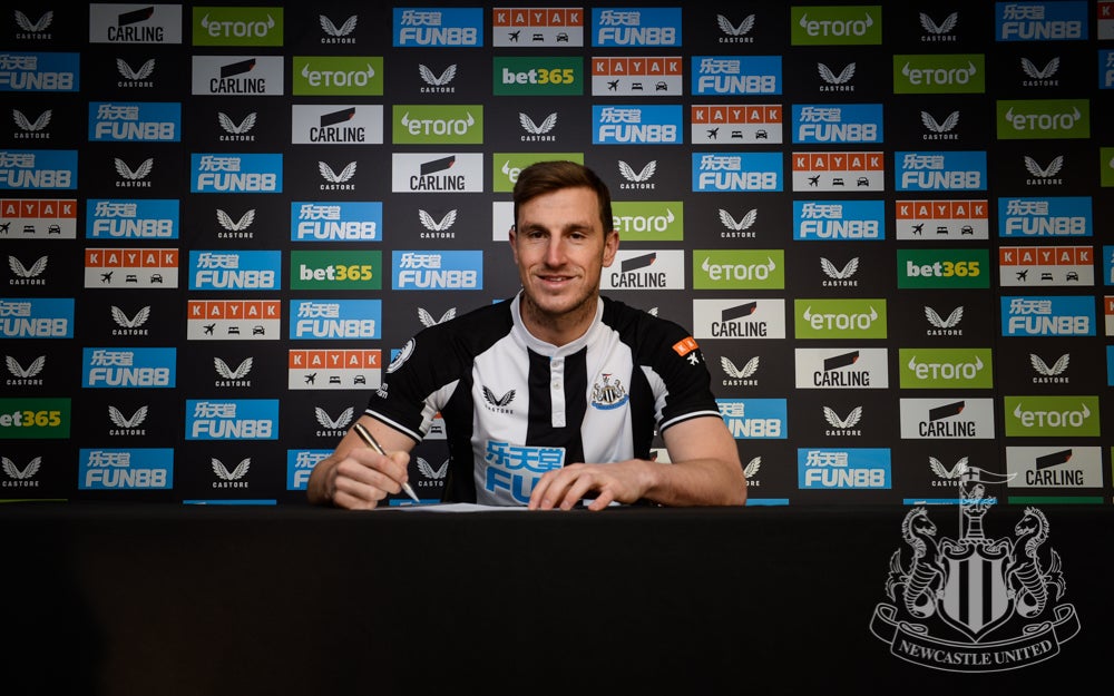 Chris Wood has signed for the Magpies