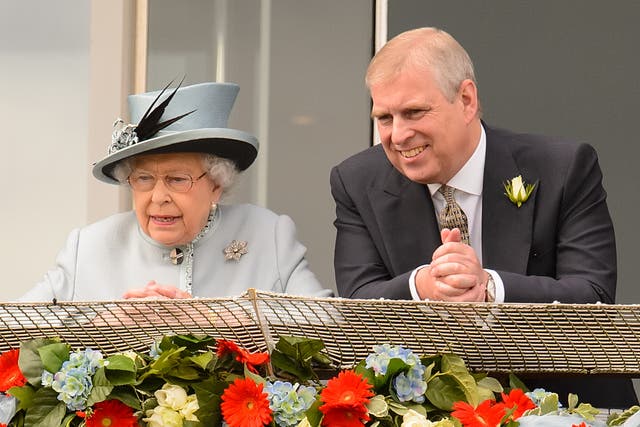 The Queen and the Duke of York (Dominic Lipinski/PA)