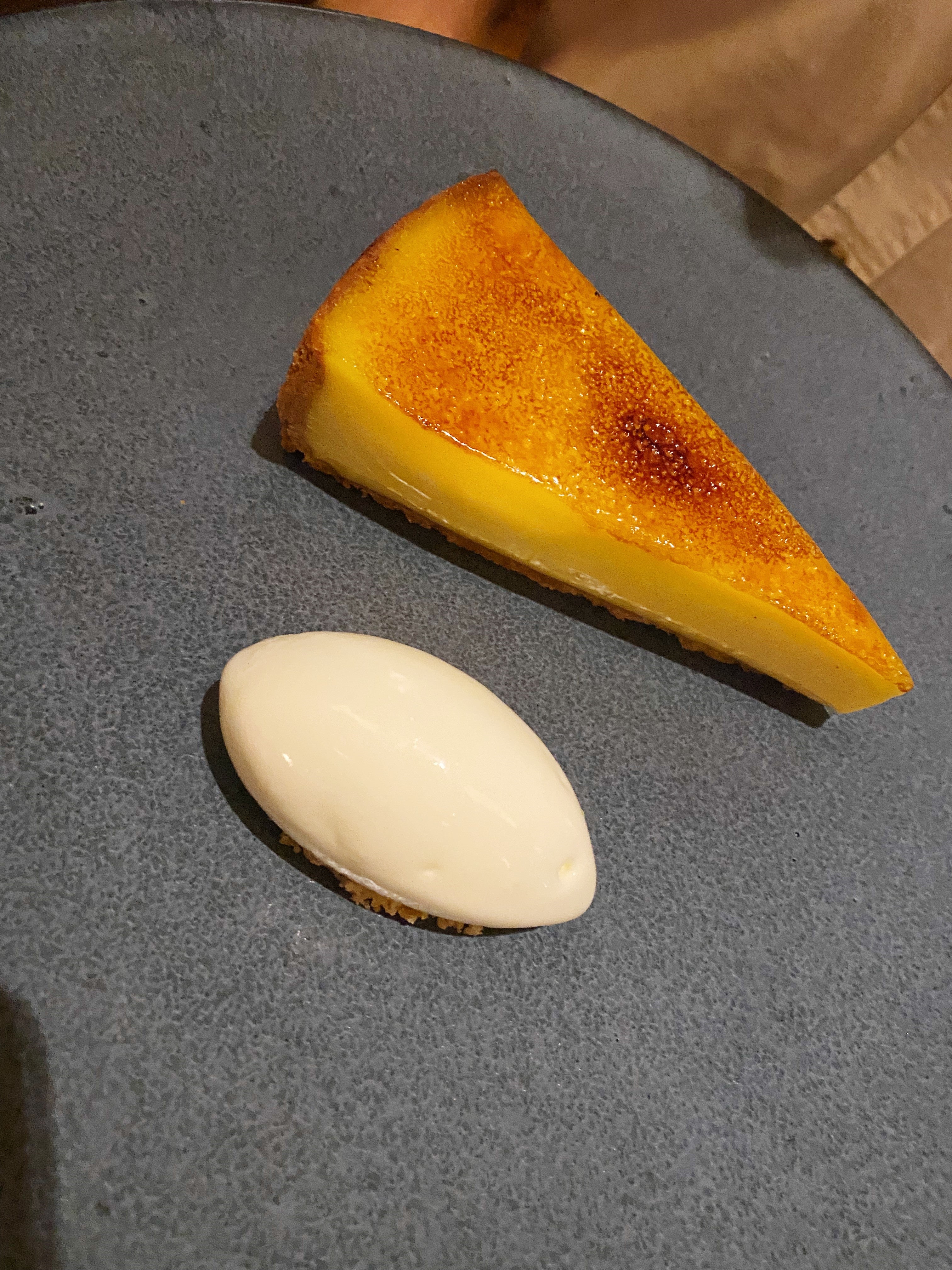 Lemon tart was a bouncy, sunshine-coloured beauty of a thing