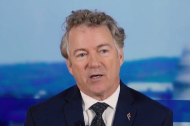 <p>Rand Paul in an interview with Dave Rubin </p>