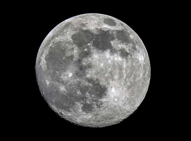 A second supermoon may have been found 5,500 light years away (Peter Byrne/PA)