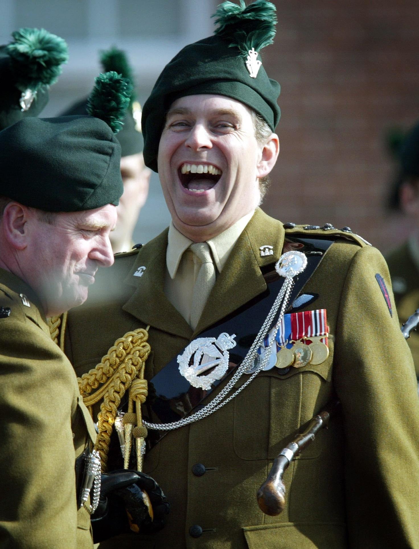 Tthe Duke of York was Colonel in Chief of the Royal Irish Regiment (Paul Faith/PA)
