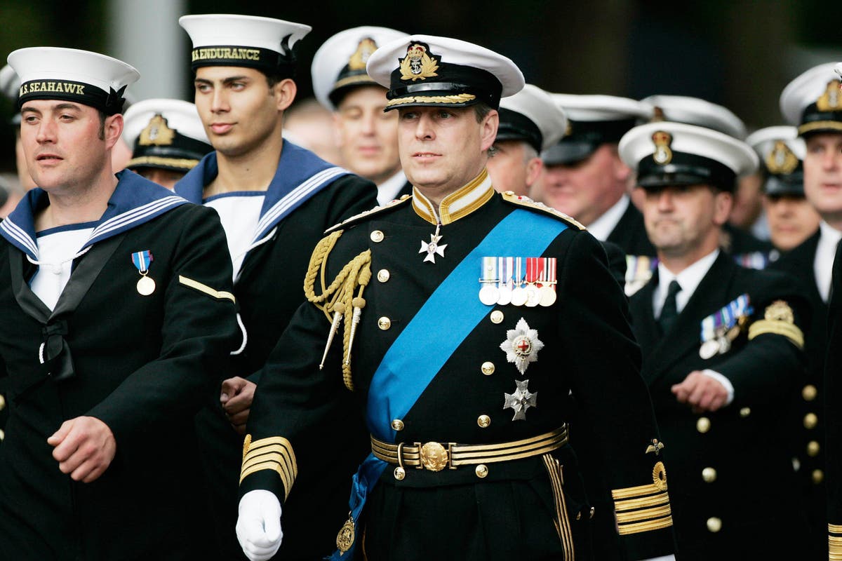 The 12 military roles stripped from the Duke of York