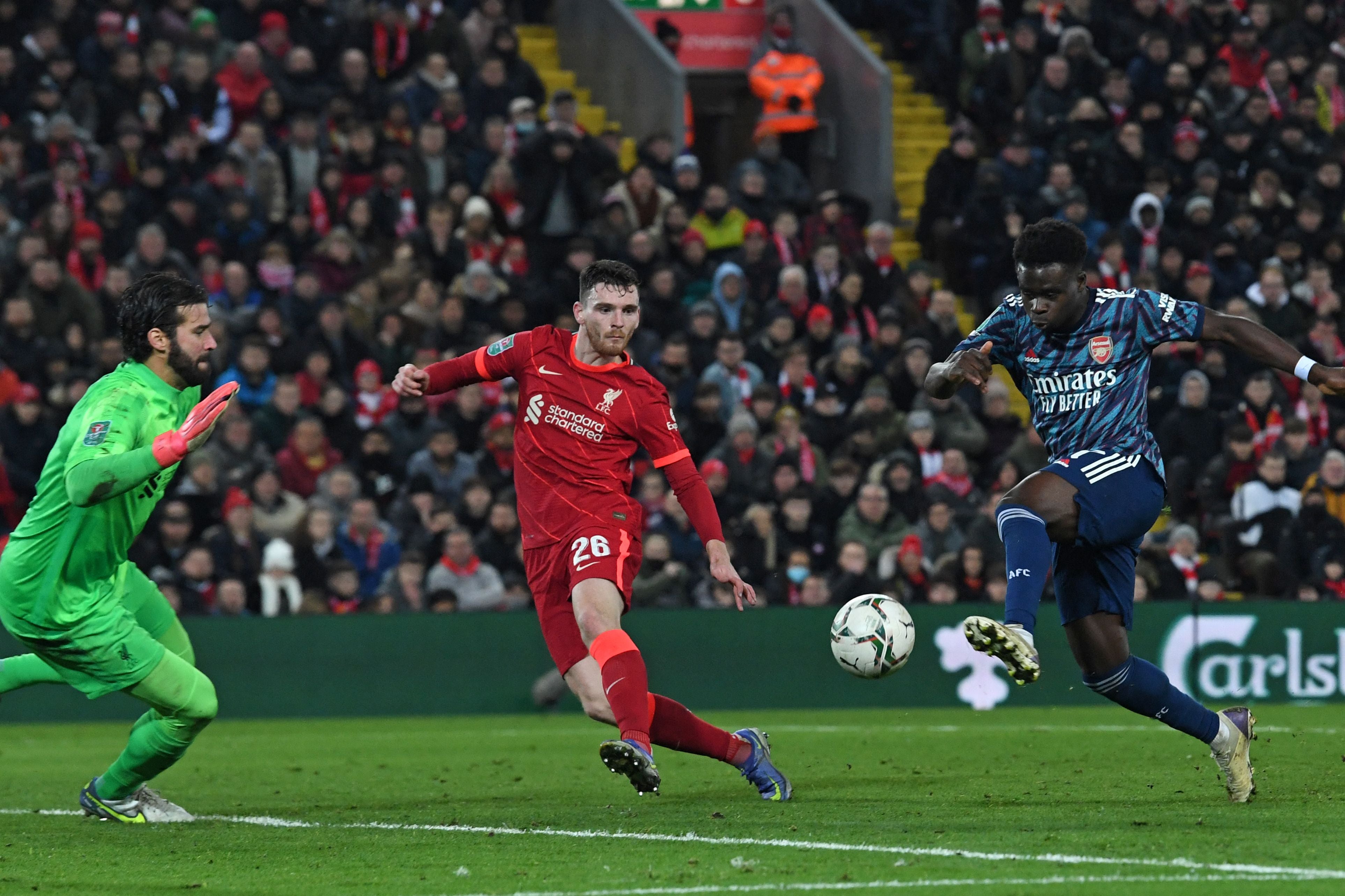 Liverpool vs Arsenal LIVE Carabao Cup result, final score and reaction after Granit Xhaka red card The Independent