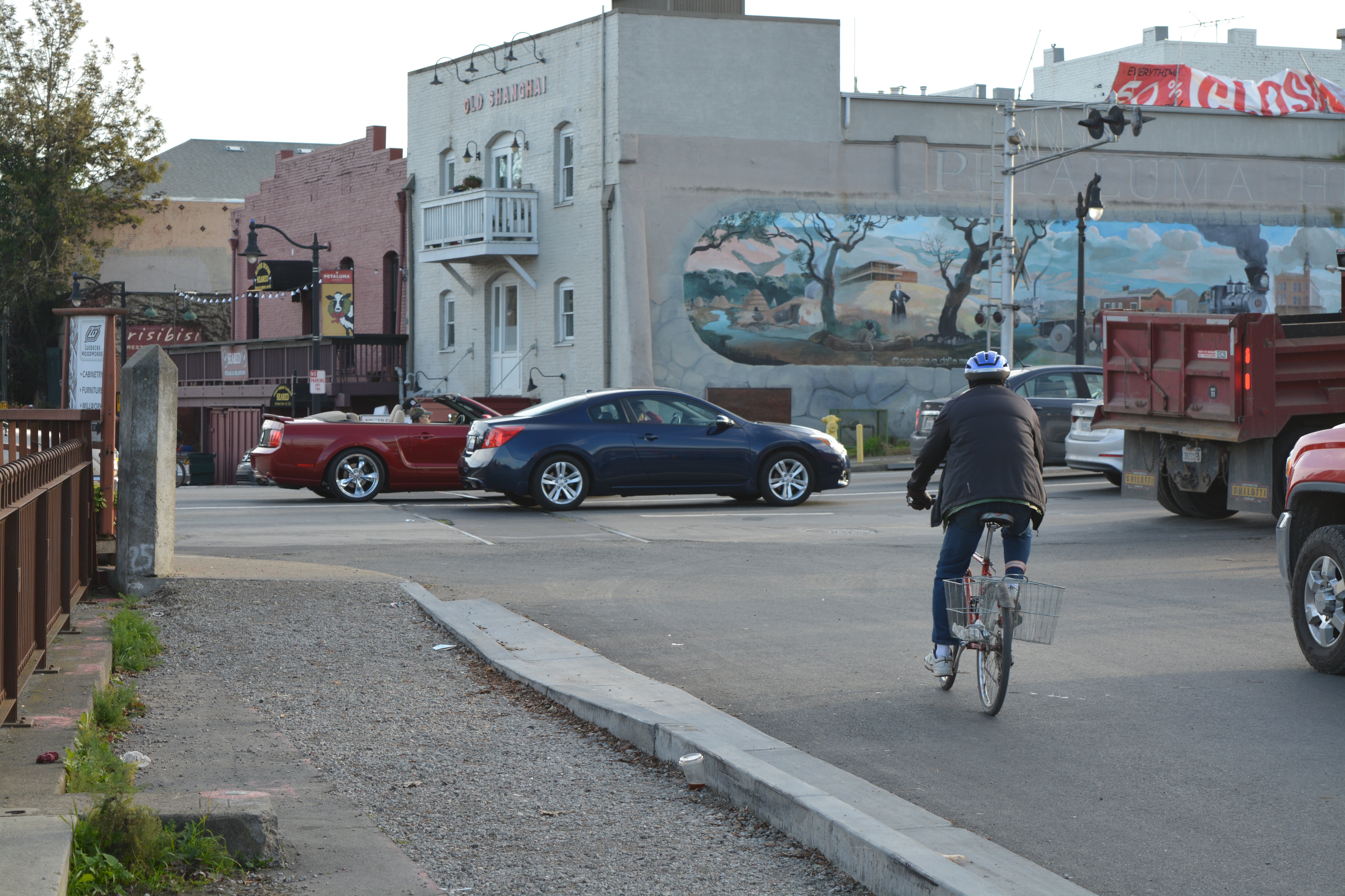 Authorities hope residents of Petaluma, which has a largely flat geography, will adopt more sustainable modes of transportation like biking.
