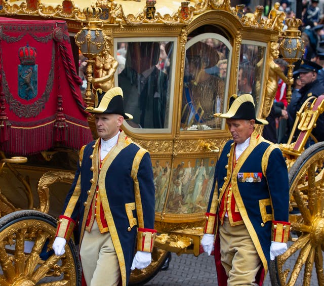 <p>The carriage is currently on display in a museum in Amsterdam</p>