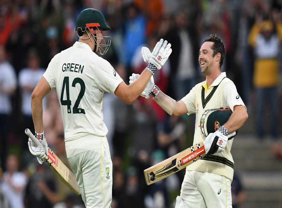 Travis Head, right, and Cameron Green led Australia’s fightback (Darren England via AAP/PA)