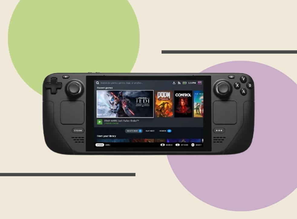 <p>Unlike the similarly designed Nintendo Switch, the Steam Deck will have tens of thousands of PC games available at launch </p>