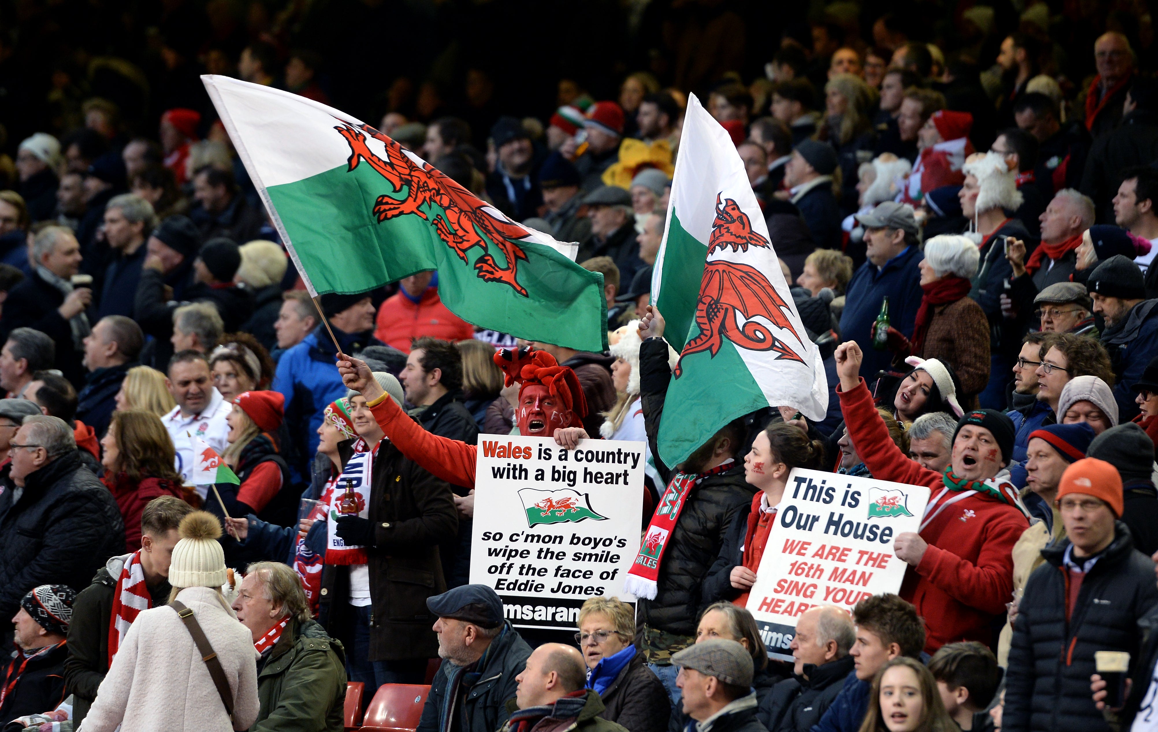 Wales rugby fans will be in the Principality Stadium for their Six Nations opener against Scotland next month (Joe Giddens/PA)