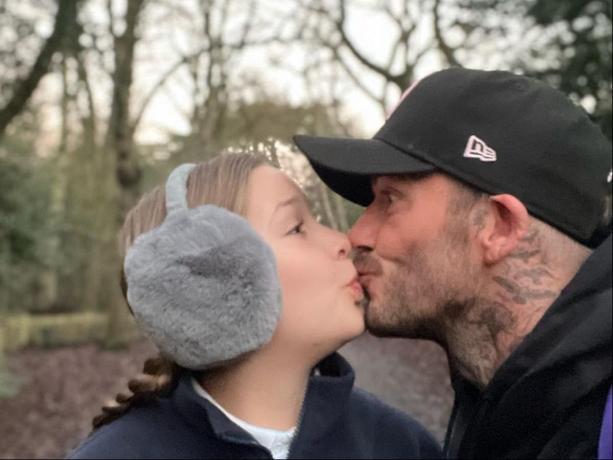 David Beckham reignites debate about &#39;appropriate&#39; parenting after kissing  10-year-old daughter on the lips | The Independent