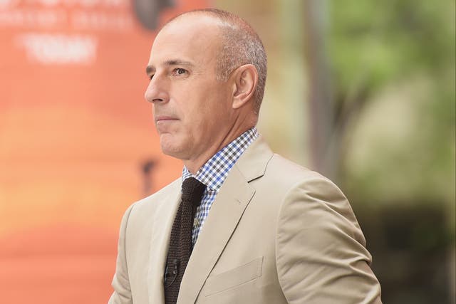 <p>Matt Lauer on the ‘Today’ show on 22 August 2014 in New York City</p>