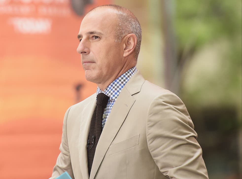 <p>Matt Lauer on the ‘Today’ show on 22 August 2014 in New York City</p>
