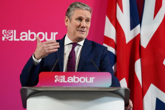 Labour leader Sir Keir Starmer is due to use a speech on Saturday to set out his vision for NHS reform (Jacob King/PA)