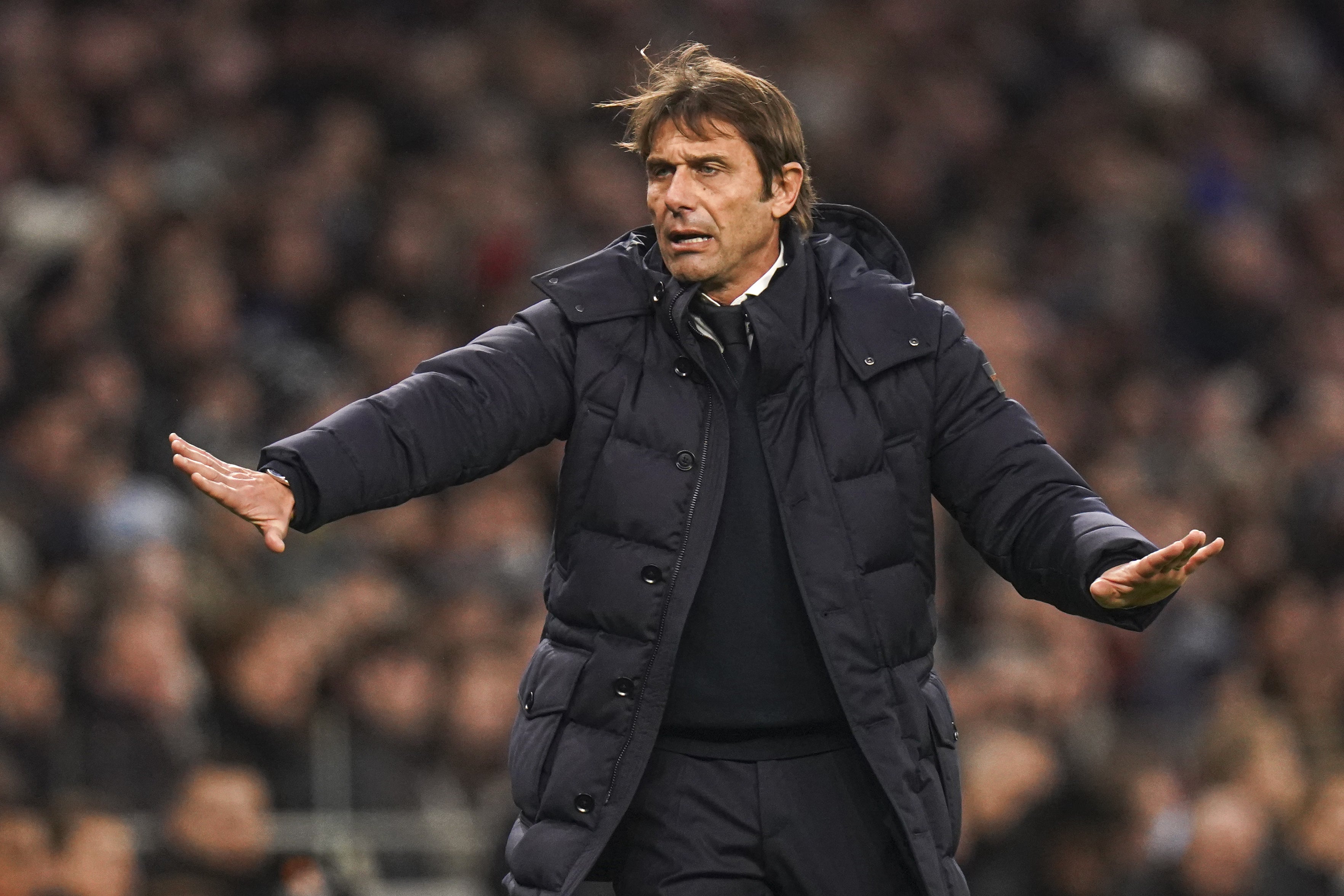 Antonio Conte says he will discuss Tottenham future at end of