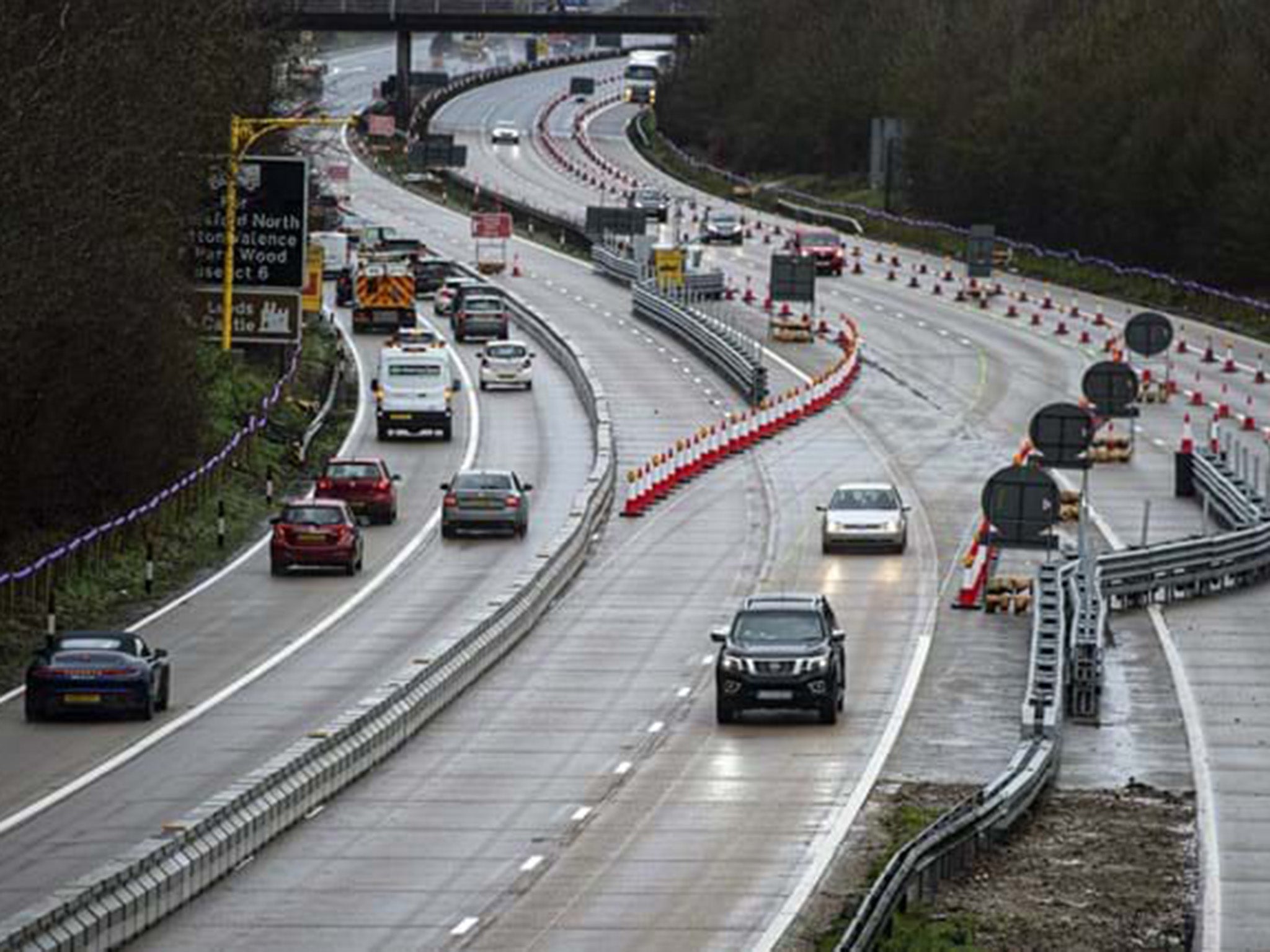 Operation Brock barrier frees up space for lorries to queue