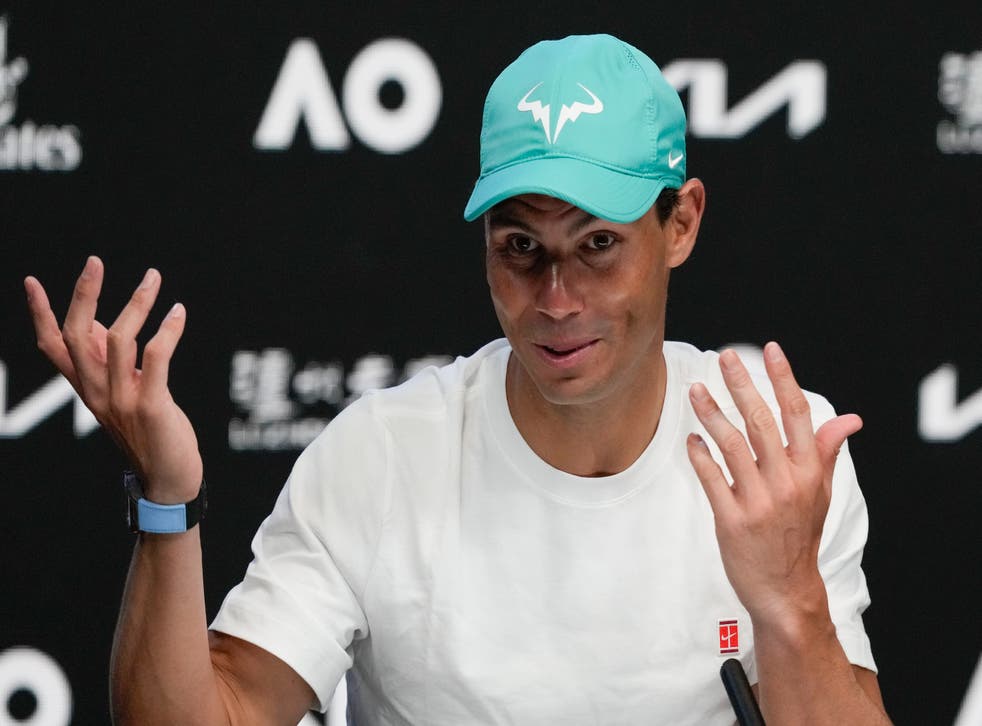 Rafael Nadal gave some strong opinions during his pre-tournament press conference in Melbourne (Simon Baker/AP)