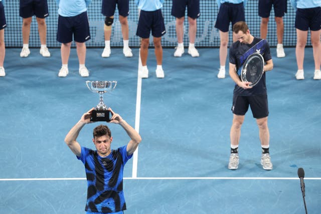 <p>Aslan Karatsev won in straight sets when he met Murray most recently in the final of the 2022 Sydney Tennis Classic.</p>