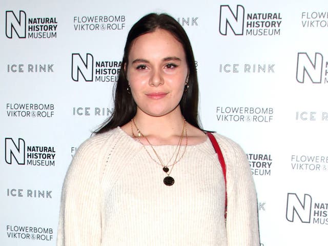 <p>Holly Ramsay attends the Natural History Museum Ice Rink launch party, 2019</p>