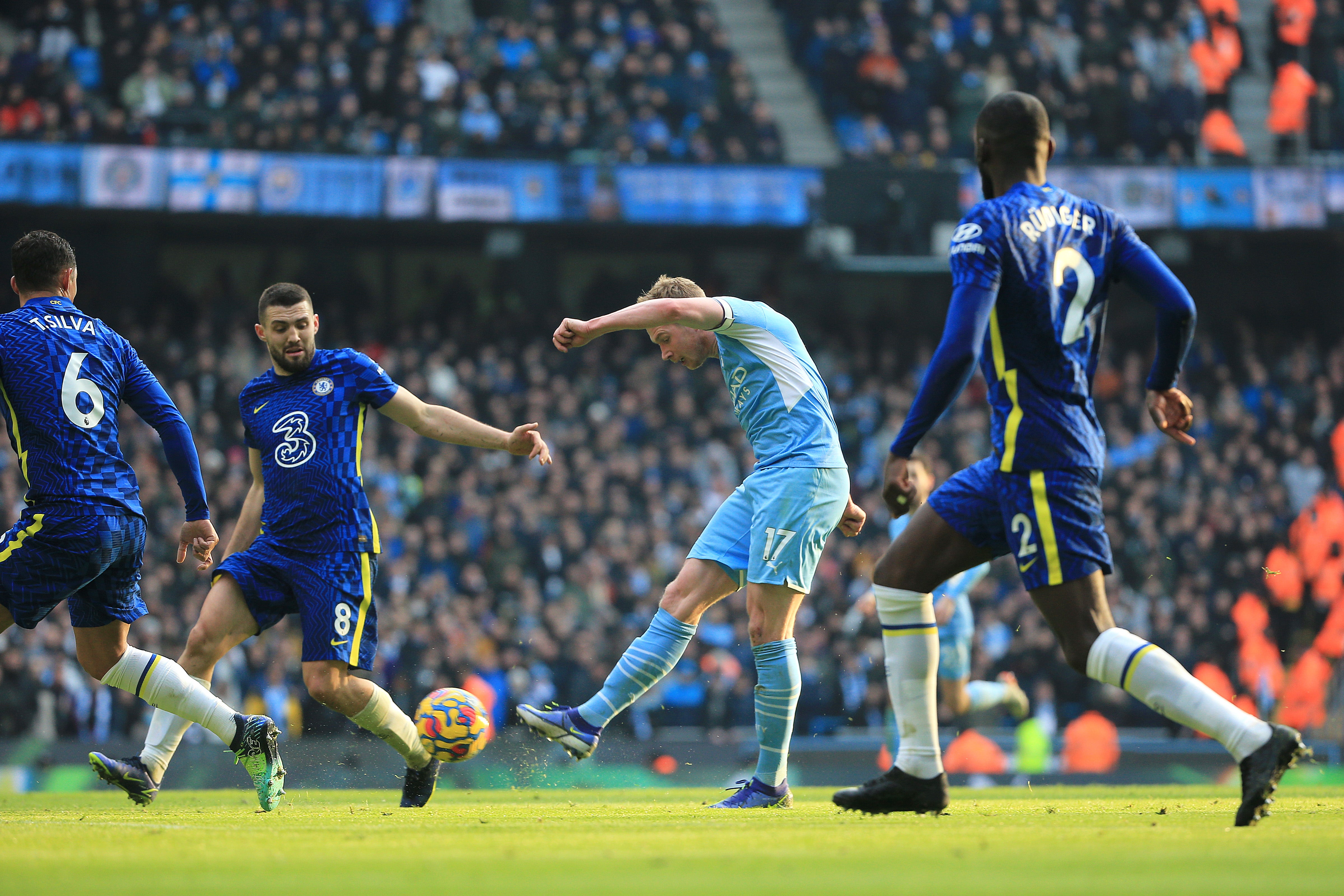 Man City vs Chelsea LIVE De Bruyne scores brilliant winner