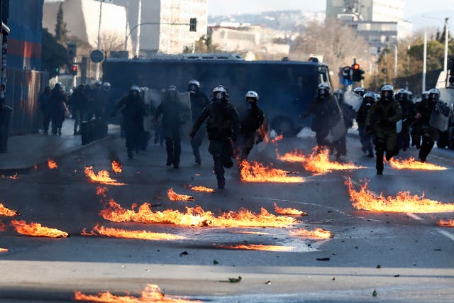 Greece Protest Clashes