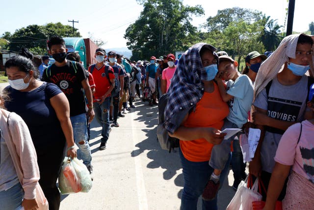 HONDURAS-CARAVANA MIGRANTE