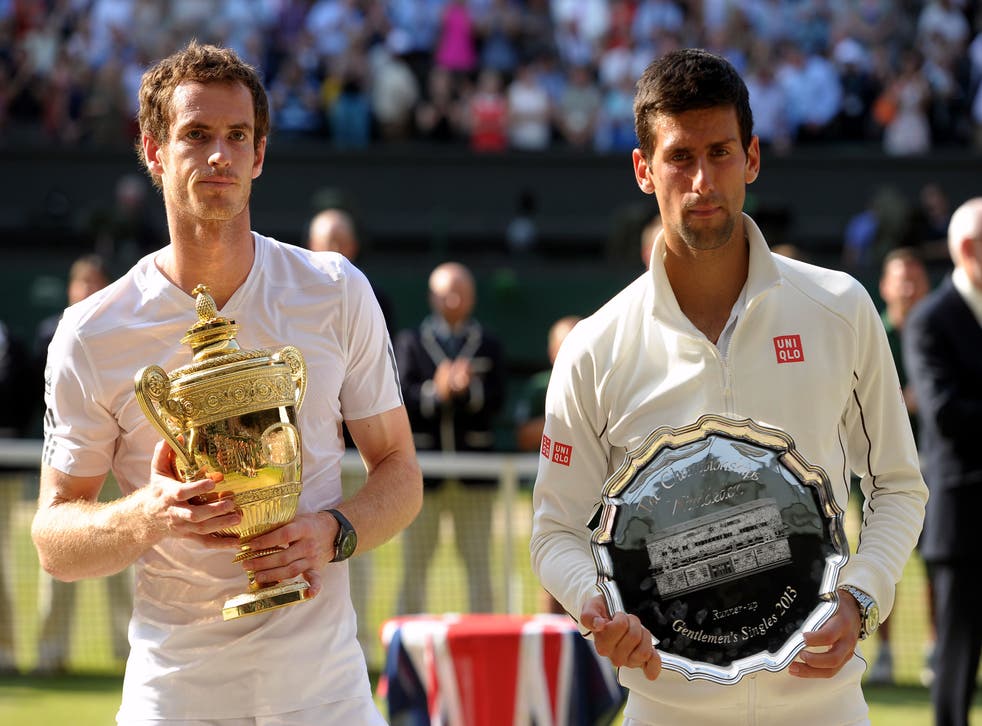 Andy Murray, left, was unhappy with the situation faced by rival Novak Djokovic (Adam Davy/PA)