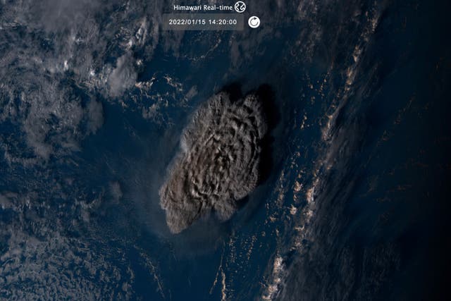 TONGA-ERUPCIÓN