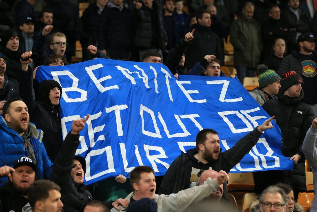 Everton fans called for the manager to go as they were beaten by Norwich on Saturday